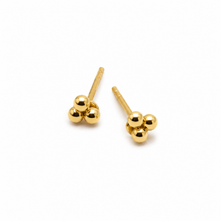 Gold Bead Studs