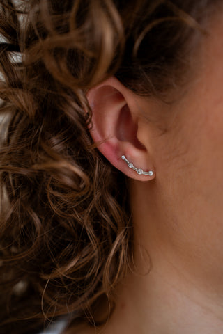 Bombshell Earrings Silver