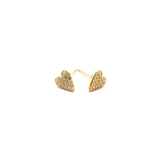 Gold Mini Pave Studs